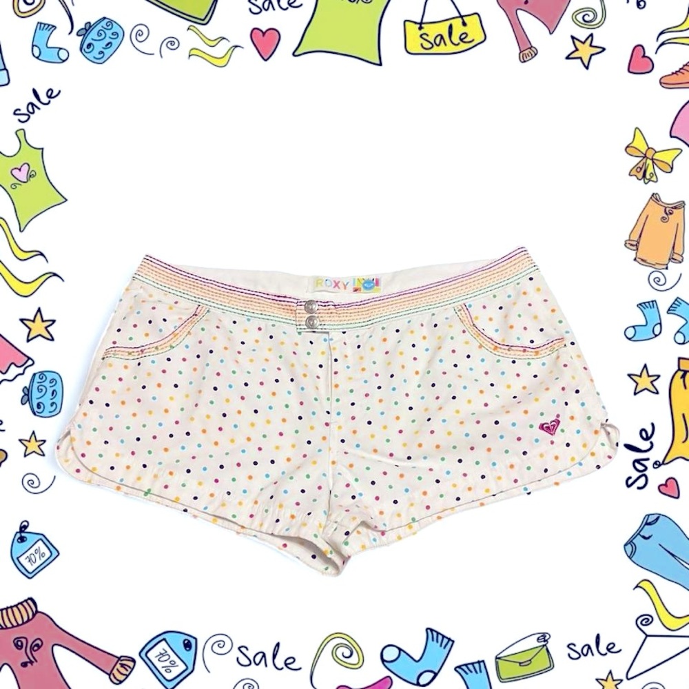 Roxy Polka Dot Women's Shorts - Multicolor
